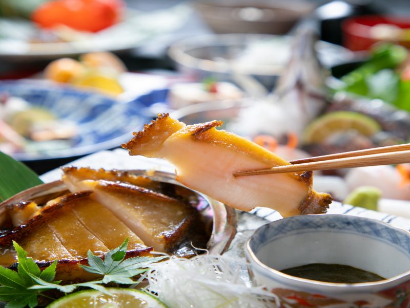 【至高の極】旨味を凝縮■蒸し鮑付き会席■